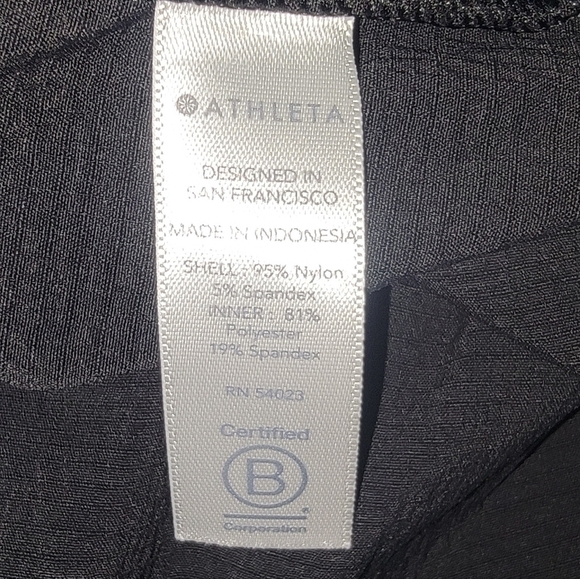 ATHLETA CREST SKORT, BLACK SIZE 6 TALL, athletic wear, Tennis, Leisure - Picture 5 of 8